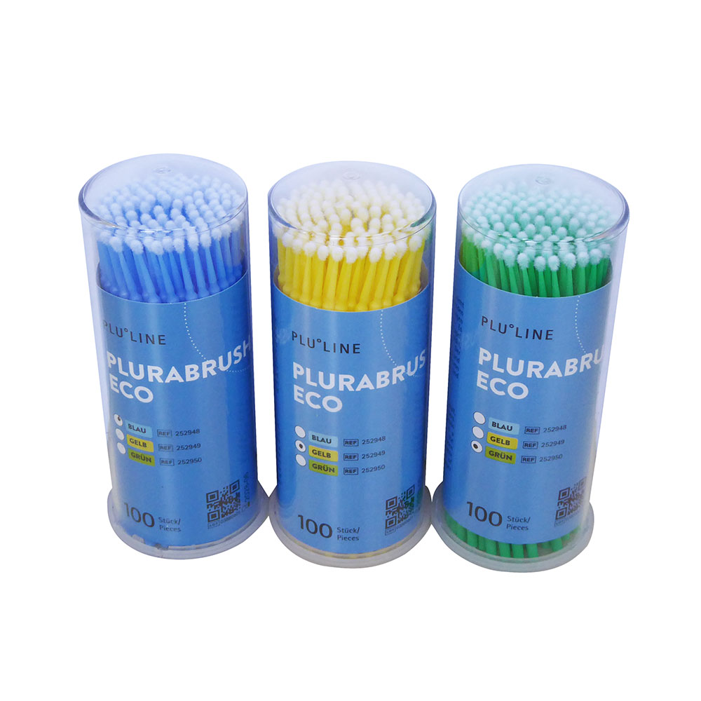 PLURABRUSH ECO blauw, 100 St.