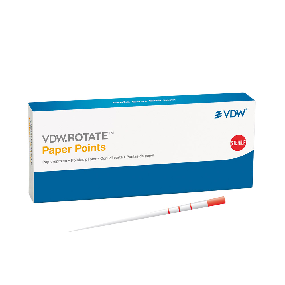 VDW Rotate papieren punten ISO 25.04, 180 stuks