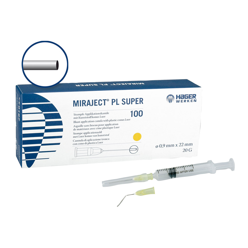 Miraject canules PL Super G20 0,9 x 22 mm, 100 stuks