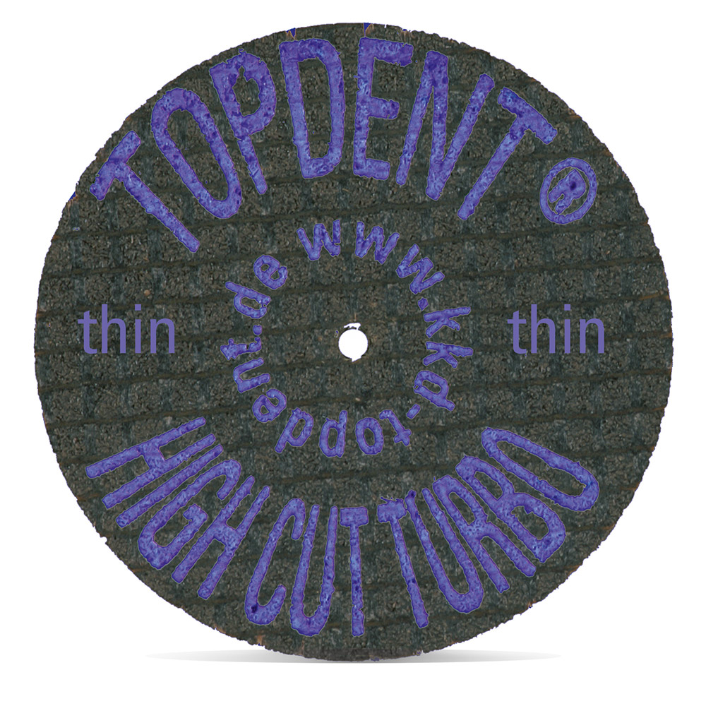 Turbo HC-slijpschijven 40 x 1,00 mm, 100 stuks