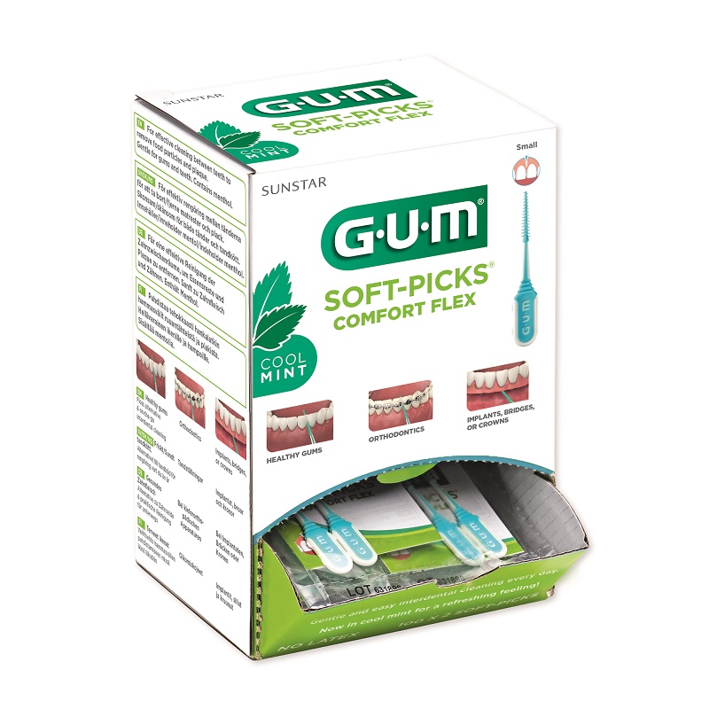 GUM Soft-Picks Comf.Flex S mint 100x2St