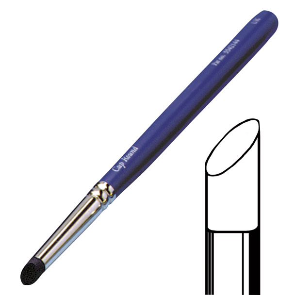 Silicon Brush Modellatie-instrument Cup-Rond zwart, stuk