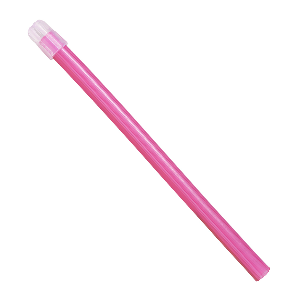 Speekselzuiger Monoart roze transparant, zak