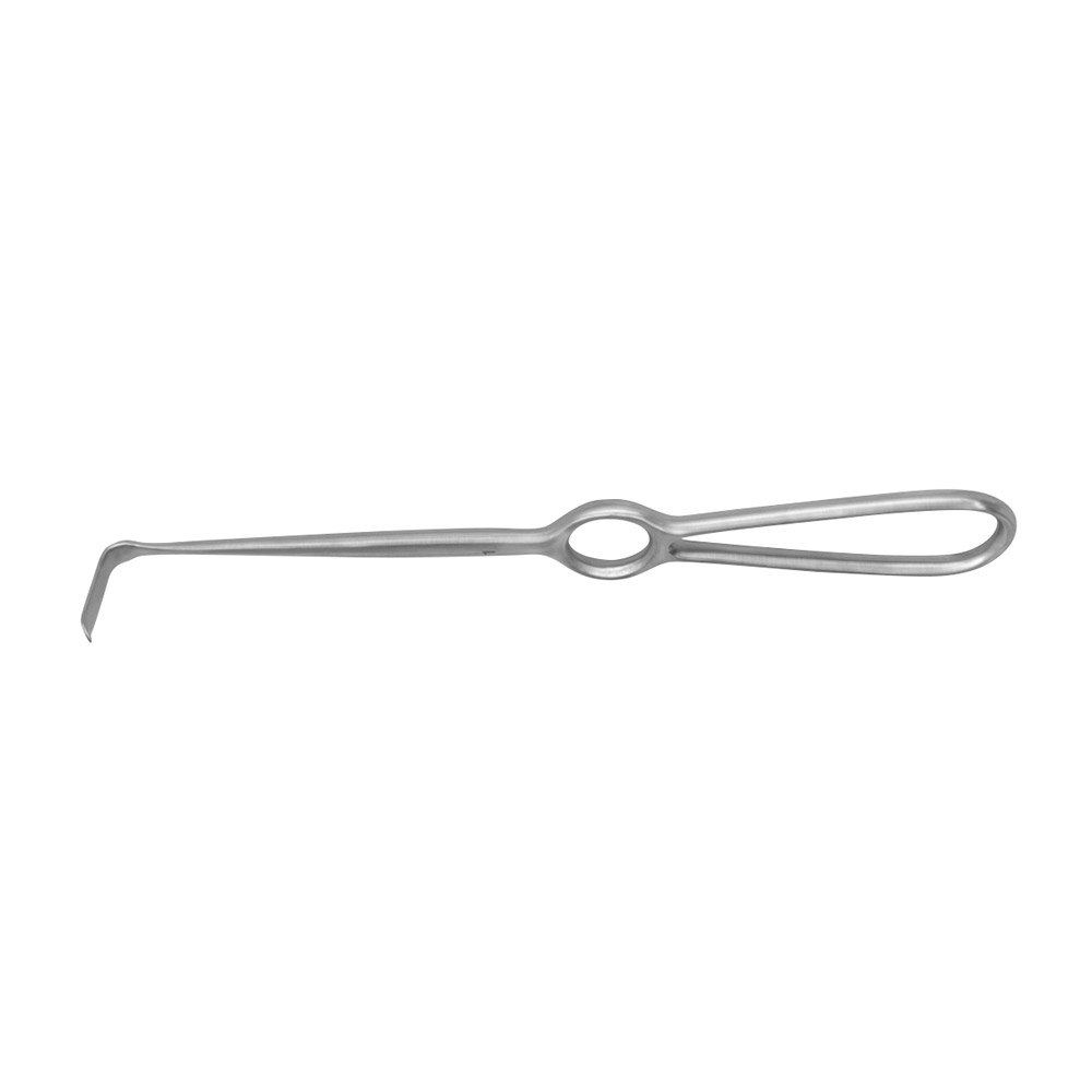 Chirurgische wondhaak 2 naar beneden gebogen 42 x 10 mm, stuk
