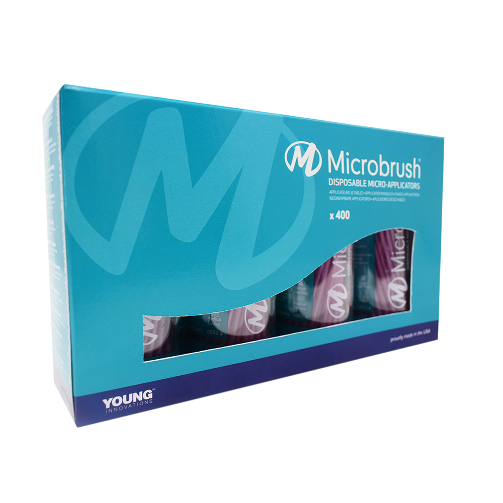 Microbrush Applikatoren fijn pink, 400 stuk