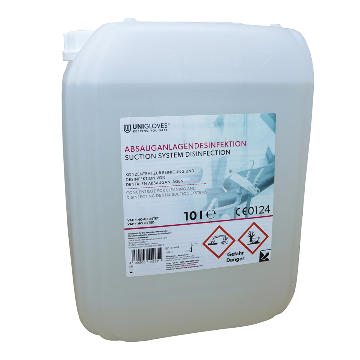 Unigloves Afzuiginstallatiedesinfectiemiddel 10 l