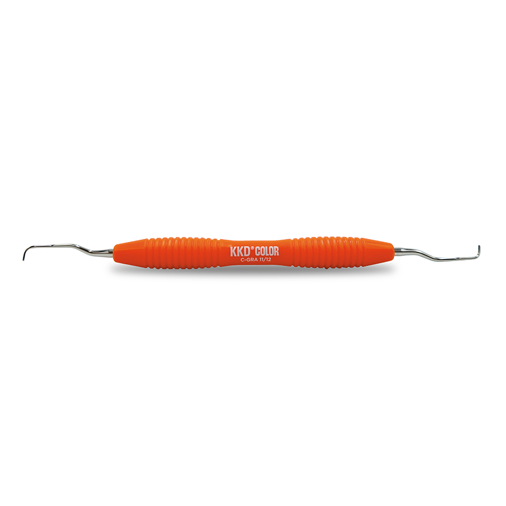 KKD COLOR standaard curette Gracey 11-12 oranje, stuk
