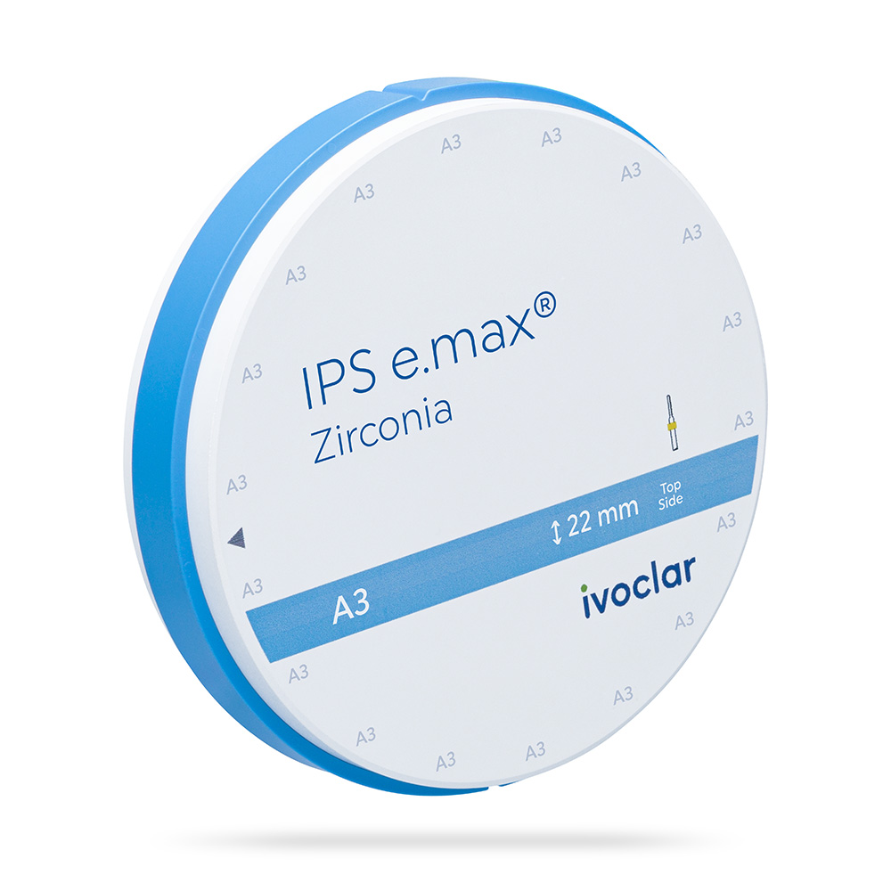 IPS e.max Zirconia A3 98,5 x 22 mm, stuk
