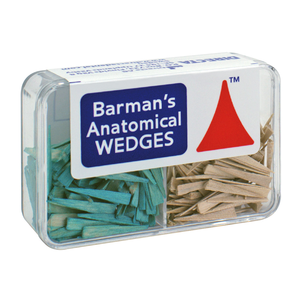Barmans Wedges Anatomical small, 200 stuks