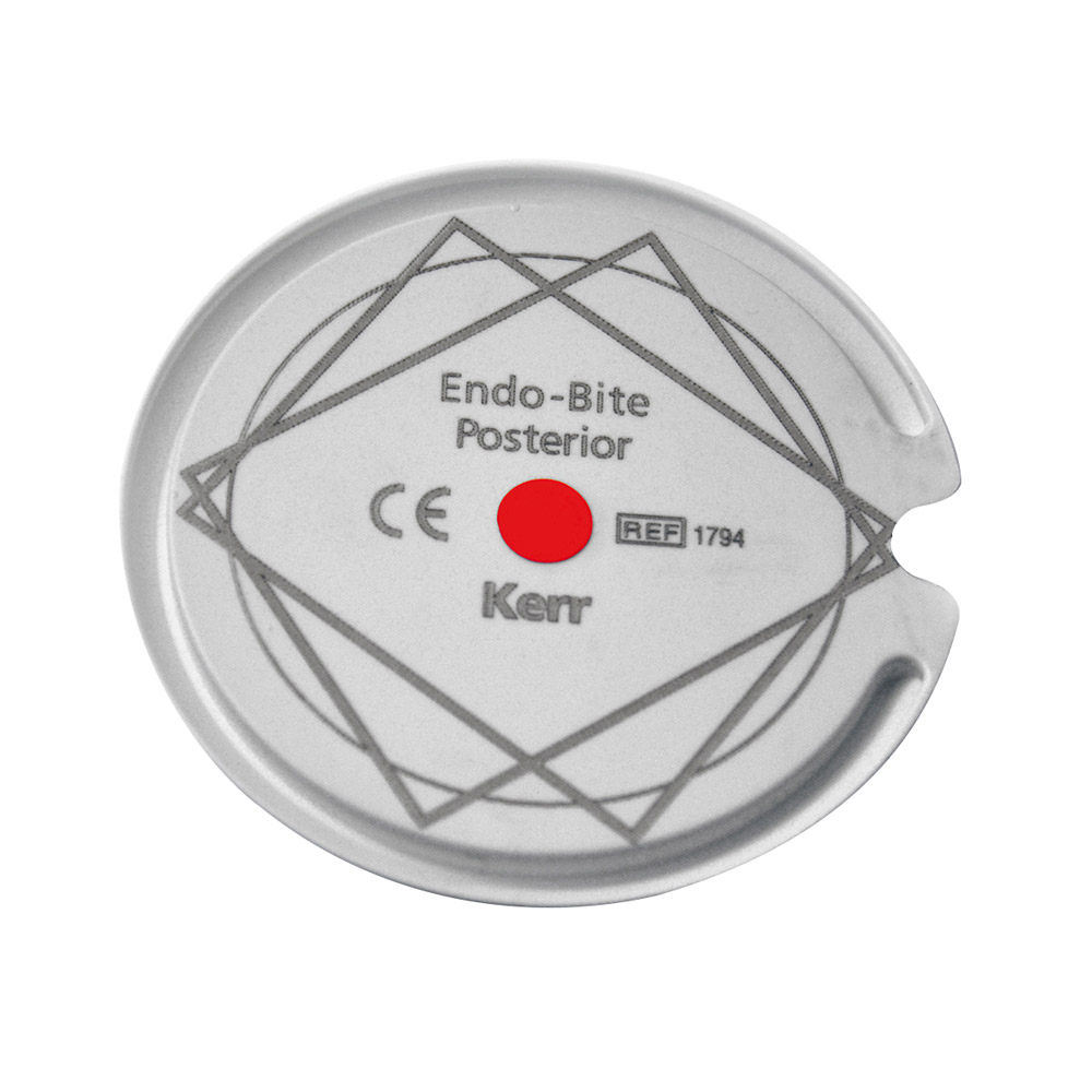 Endo-Bite achterste centratiehulpmiddelen, verpakking
