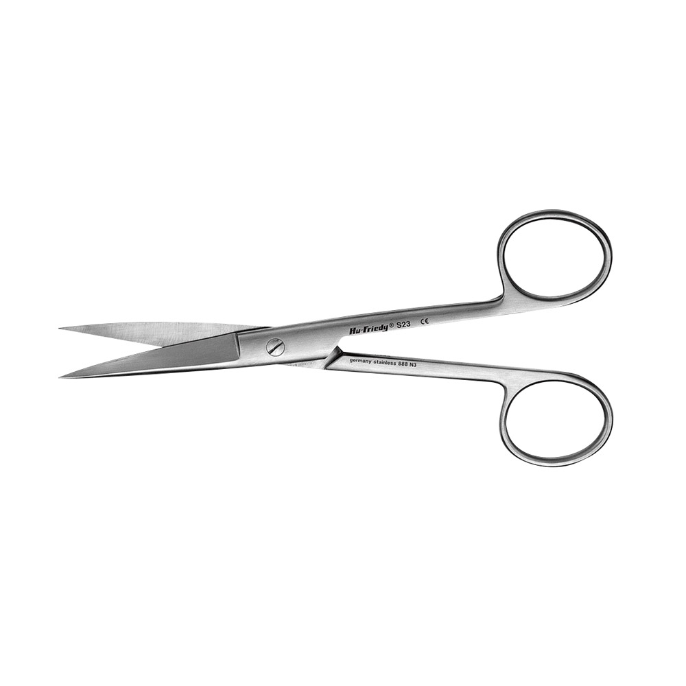Chirurgische schaar 14,5 cm gebogen S23, stuk