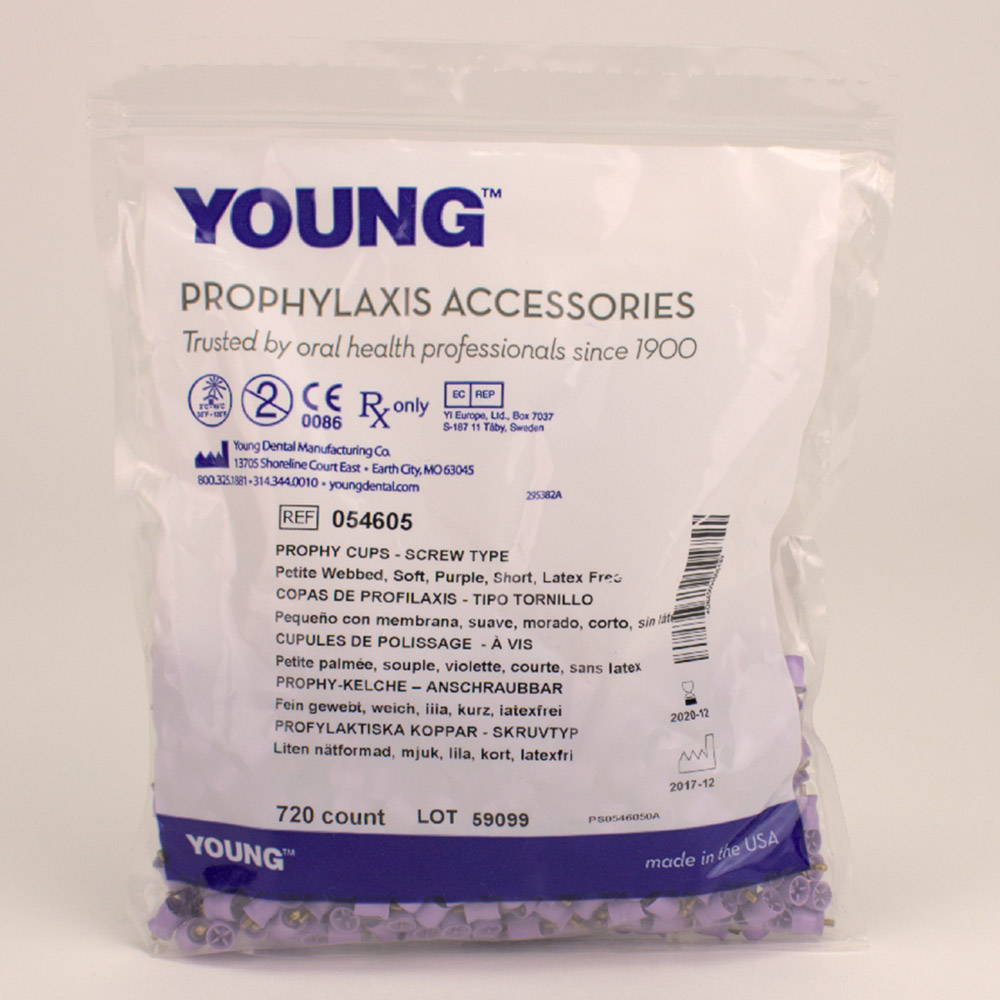 Young Petite Web LF korte cup lila, 720 stuks