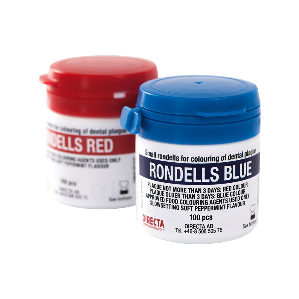 Rondell Disclosing Pellets red, 100 stuks