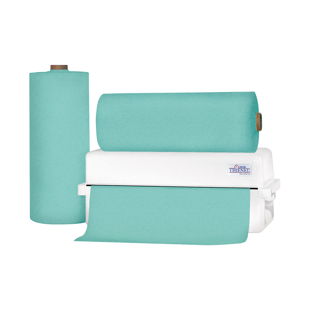 patiëntencape 3 standaard 54 x 60 cm tand lichtgroen, 80 stuks rol