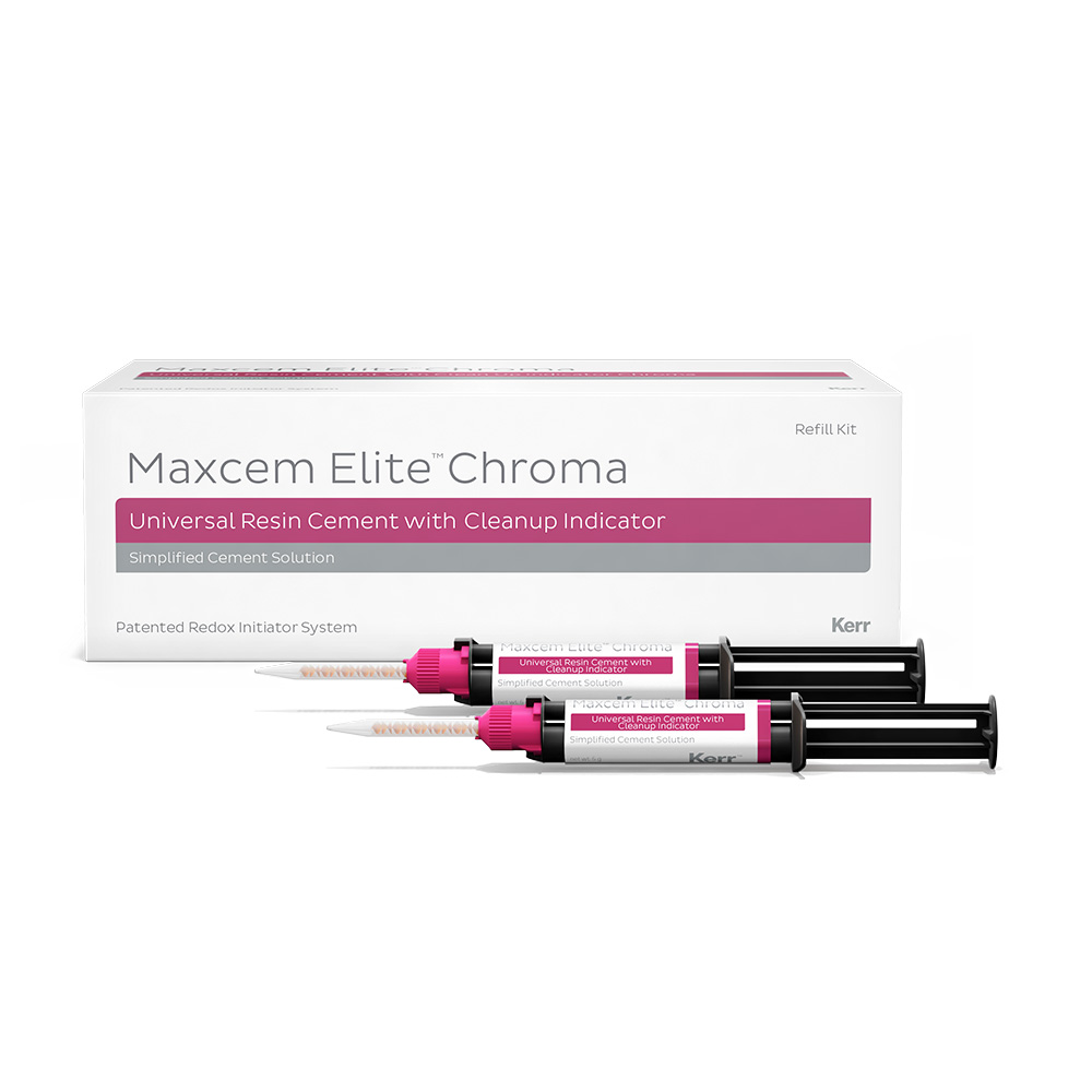 Maxcem Elite Chroma Clear, 4 x 5 g spuit