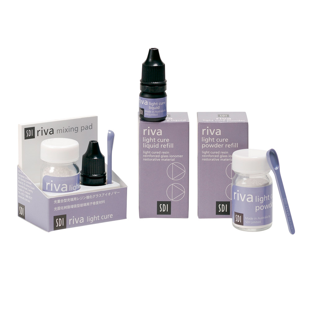 Riva light cure A2, poeder/Liquid Kit