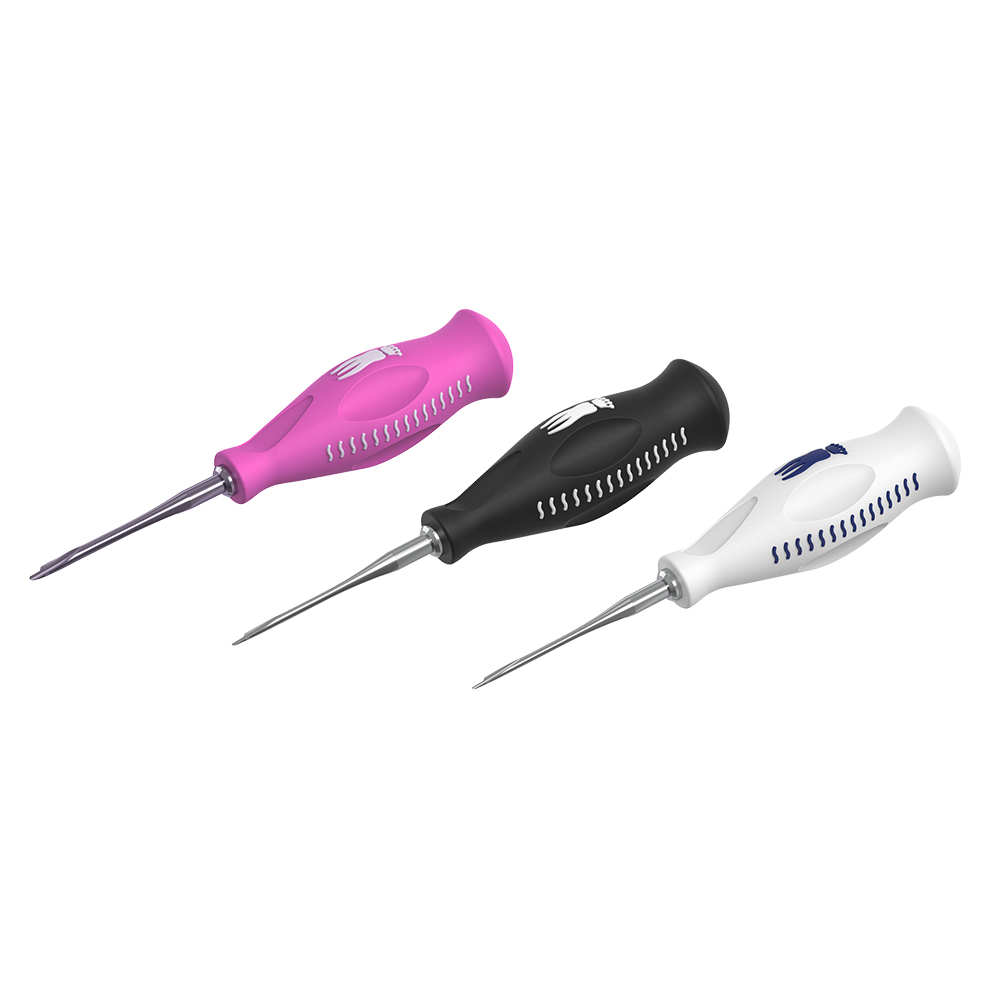 PeriLux ErgoTouch 4,0 mm gebogen zwart, stuk
