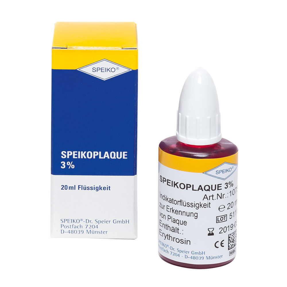 Speekselplaque 3% vloeistof, 20 ml