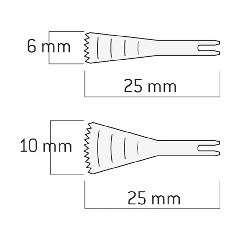 Zaagblad sagittaal 10 mm voor S-8 S, 5 stuks
