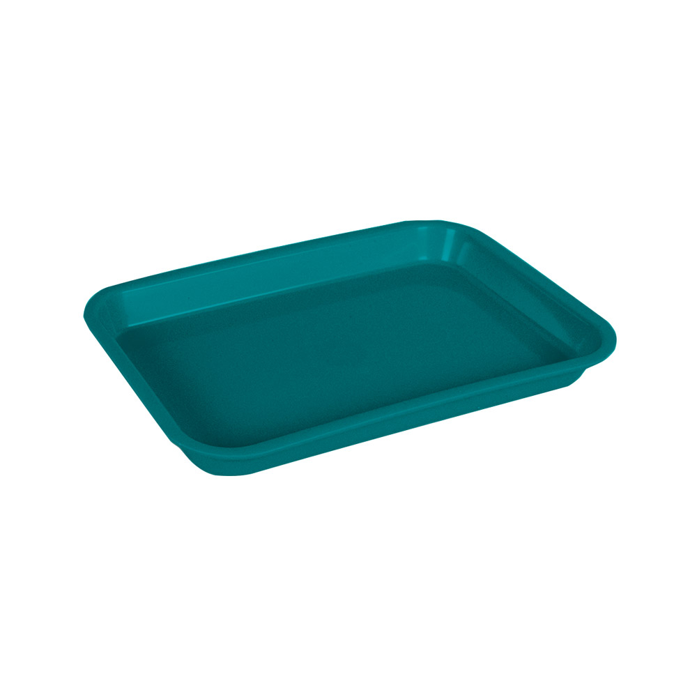 Mini-bakje zonder indeling, turquoise, per stuk