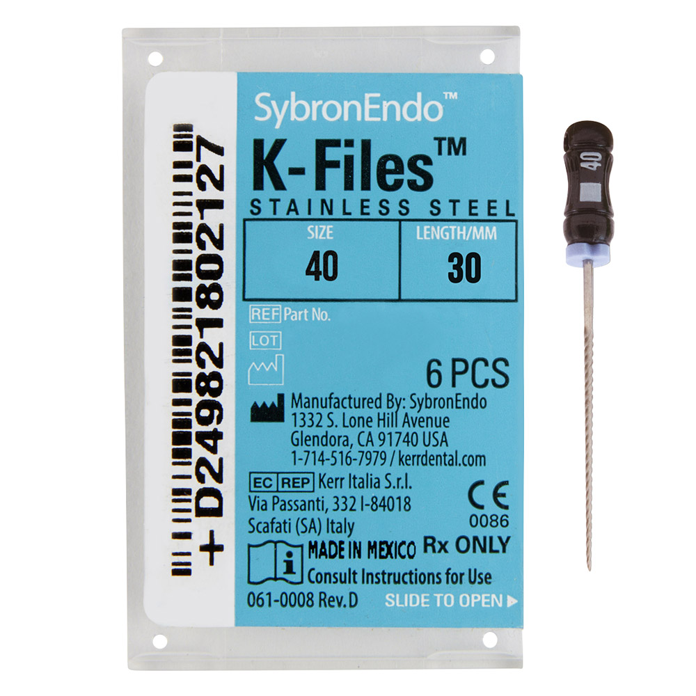 K-Feilen 040 30 mm, 6 stuks