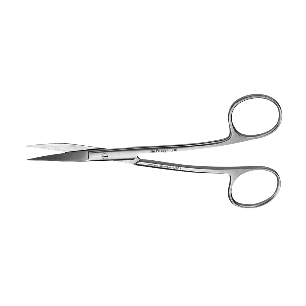 Schaar 10 13,5 cm 2-fach gebogen, stuk
