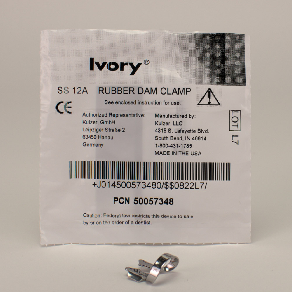 Ivory cofferdam klem ss 12a st
