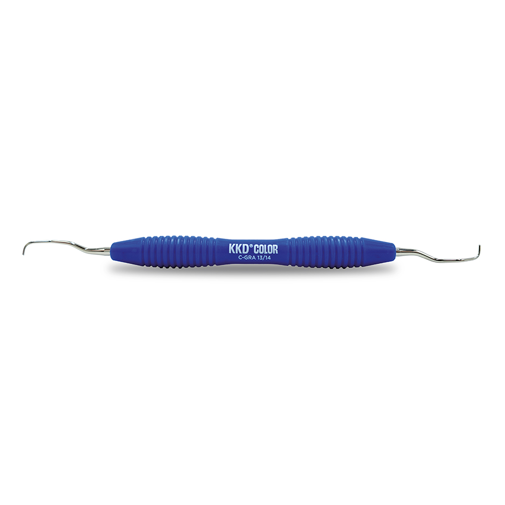 KKD COLOR standaard curette Gracey 13-14 blauw, stuk