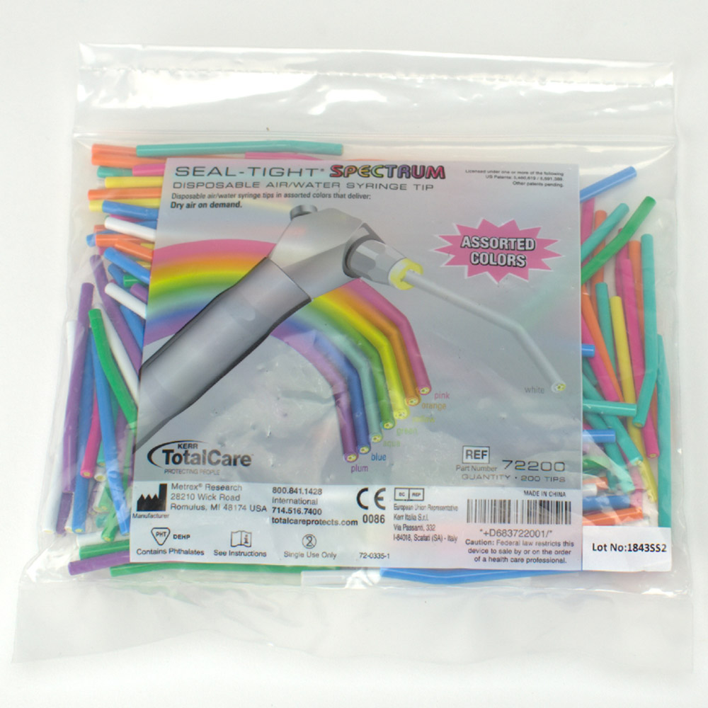 Seal-Tight Tips Color, 200 stuks Assortiment