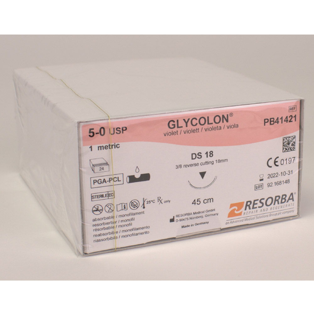 GLYCOLON VIOL DS-18 5/0 45CM PA/24